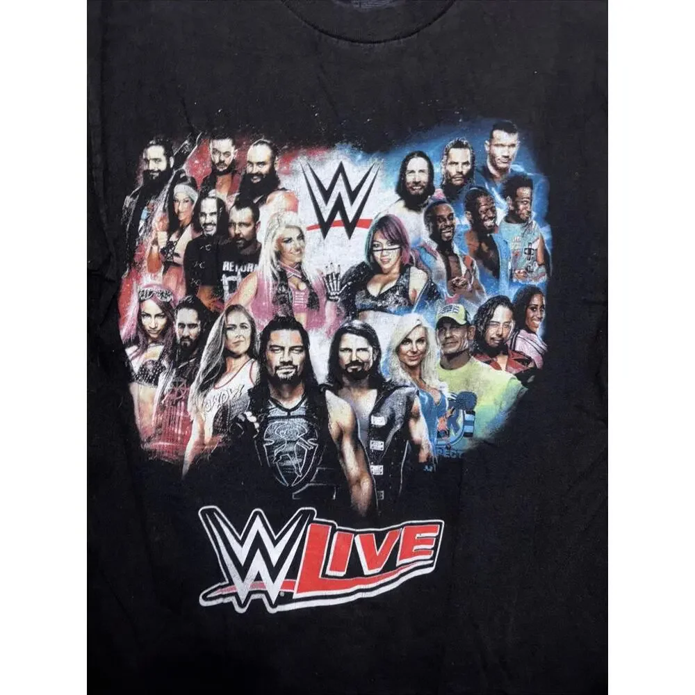 WWE Shirt Mens Medium Wrestling I WAS THERE 2018‎ FALL TOUR - Picture 2 of 10